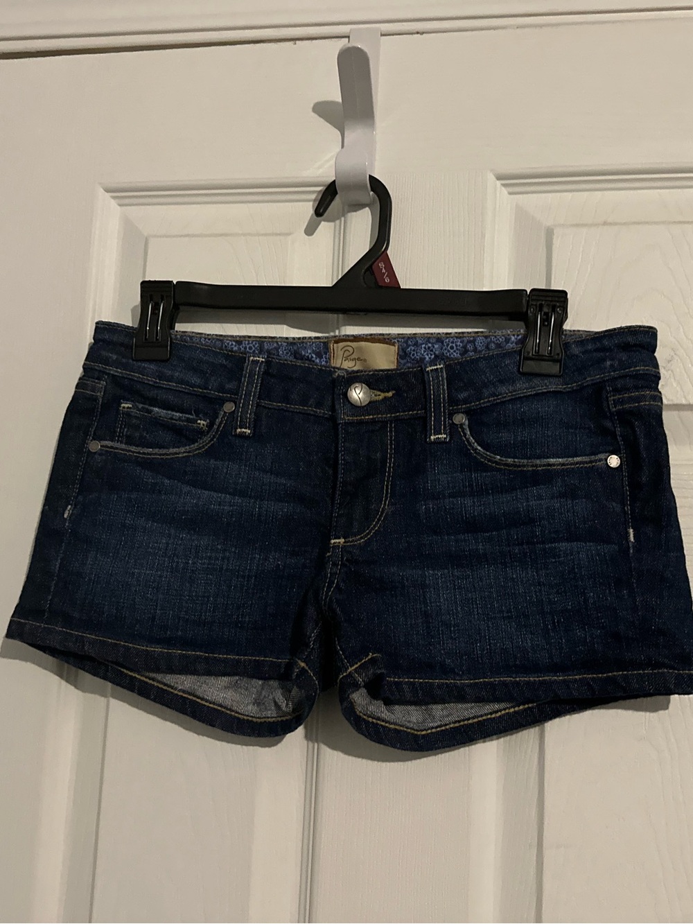 Dark Indigo Denim Women's Shorts - Paige Jeans
